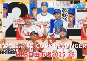 MLB自由市場2025-26：從村上宗隆到Cody Bellinger