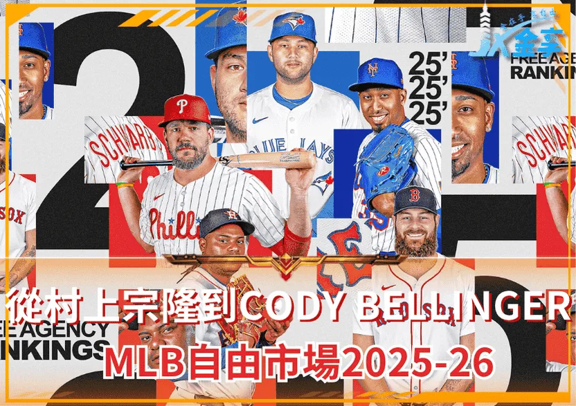 MLB自由市場2025-26:從村上宗隆到Cody Bellinger