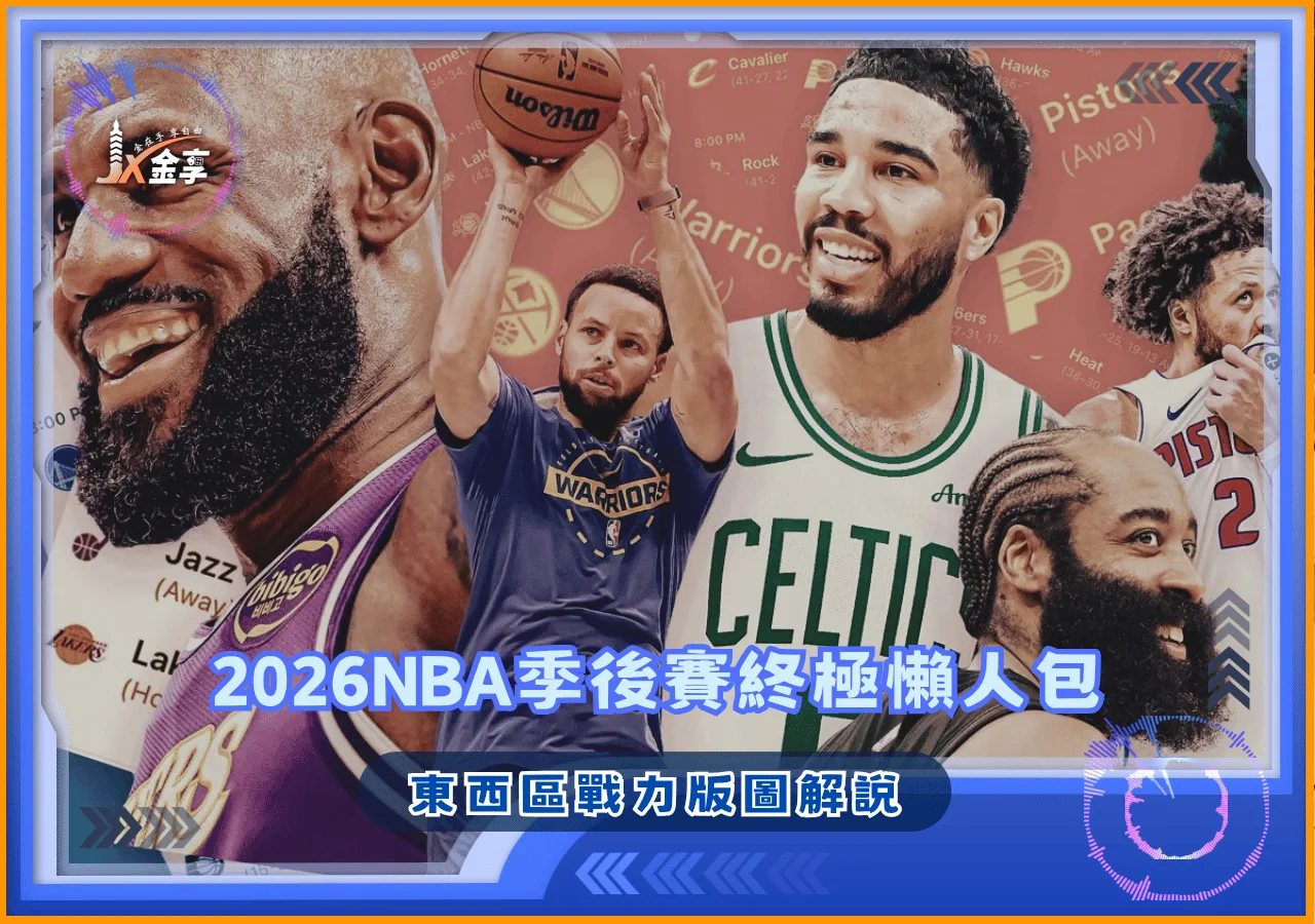 2026NBA季後賽終極懶人包 東西區戰力版圖解說