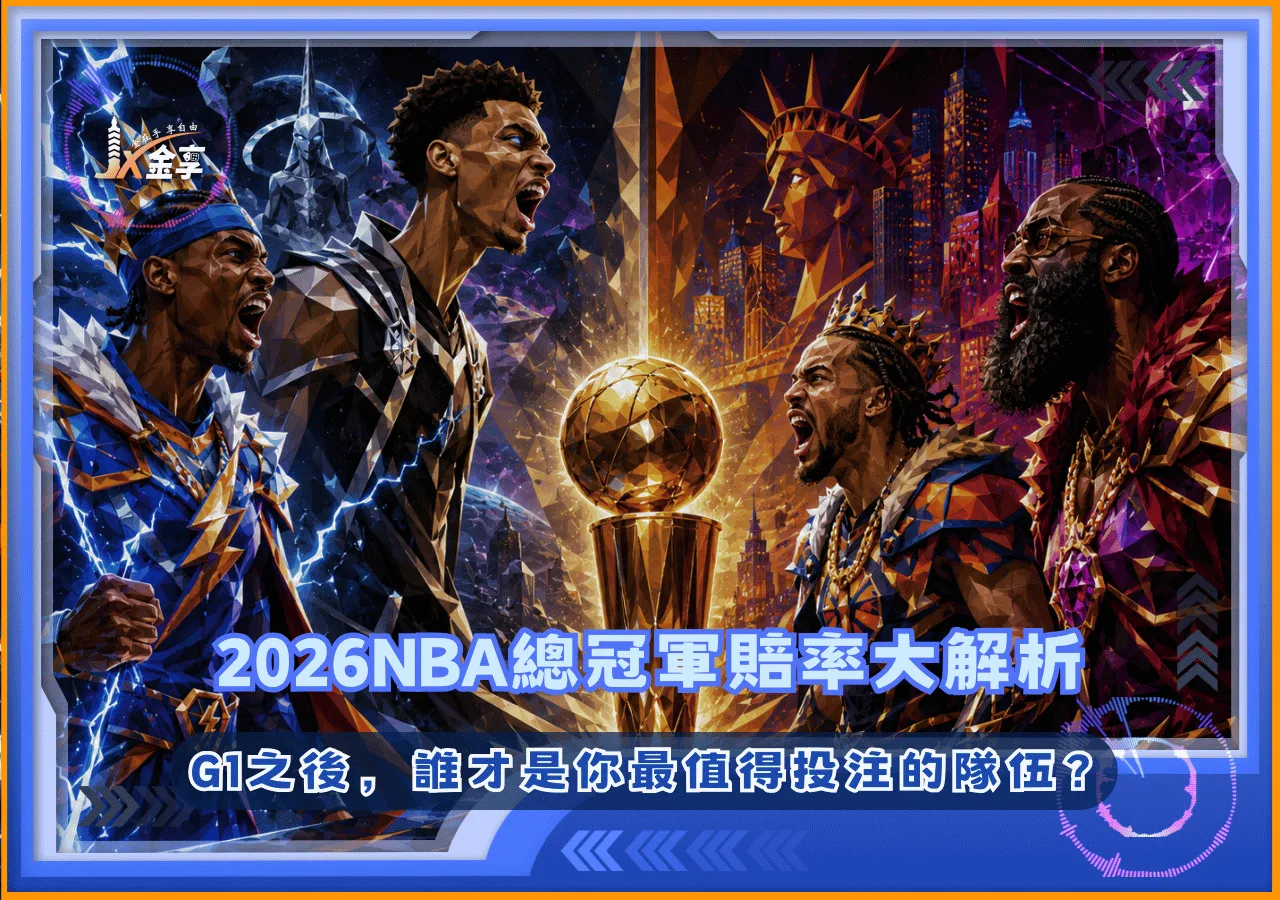 2026NBA總冠軍賠率大解析：G1之後，誰才是你最值得投注的隊伍？